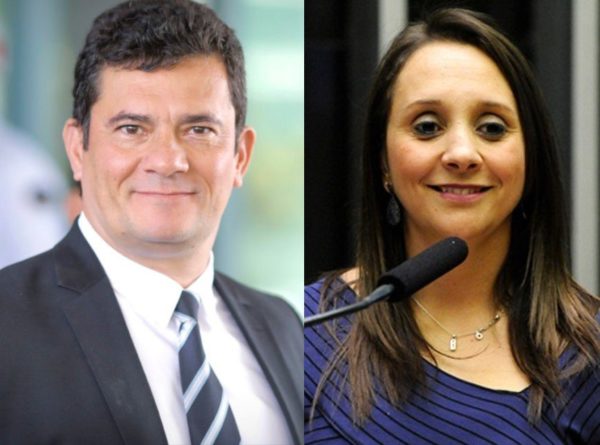 Sergio Moro e Renata Abreu, presidente do partido