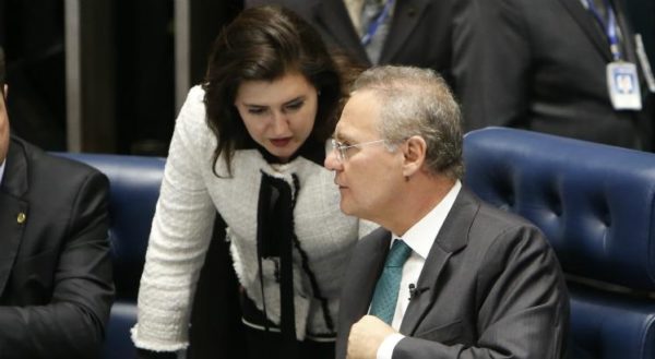 Simone Tebet e Renan Calheiros, do MDB, são contrários à PEC dos Precatórios