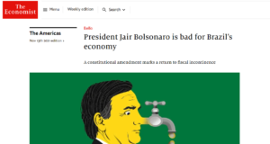 The Economist diz que Bolsonaro faz mal à Economia