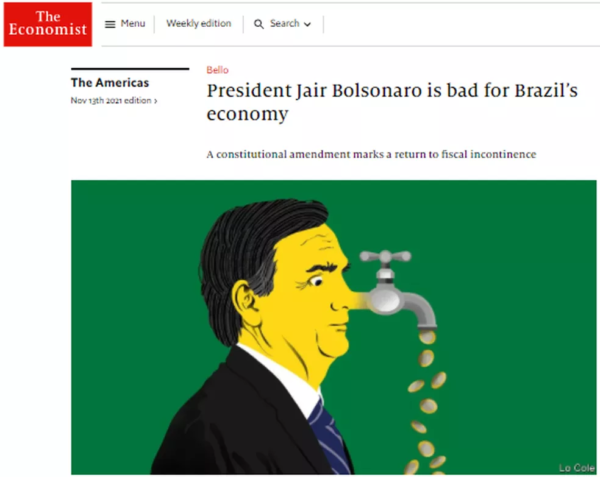 The Economist detona Bolsonaro