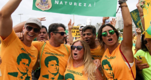Atores da Globo no "Morobloco"