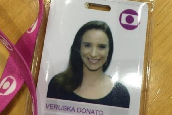 A repórter Veruska Donato se despede da Globo