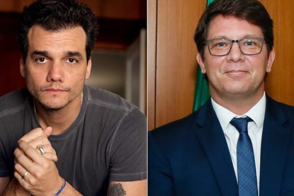 Wagner Moura e Mario Frias