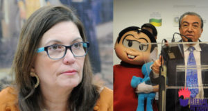Veja Bia Kicis e Maurício de Souza