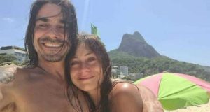 O ex-ator da Globo, André Gonçalves, e sua filha com Cynthia, Valentina Benini. Foto: Reprodução/Instagram