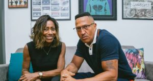 Glória Maria e Mano Brown