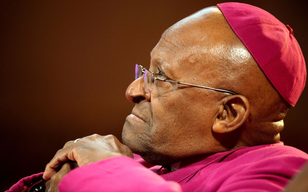O líder contra o apartheid, Desmond Tutu. Foto: Reuters/Paul Hackett/File Photo