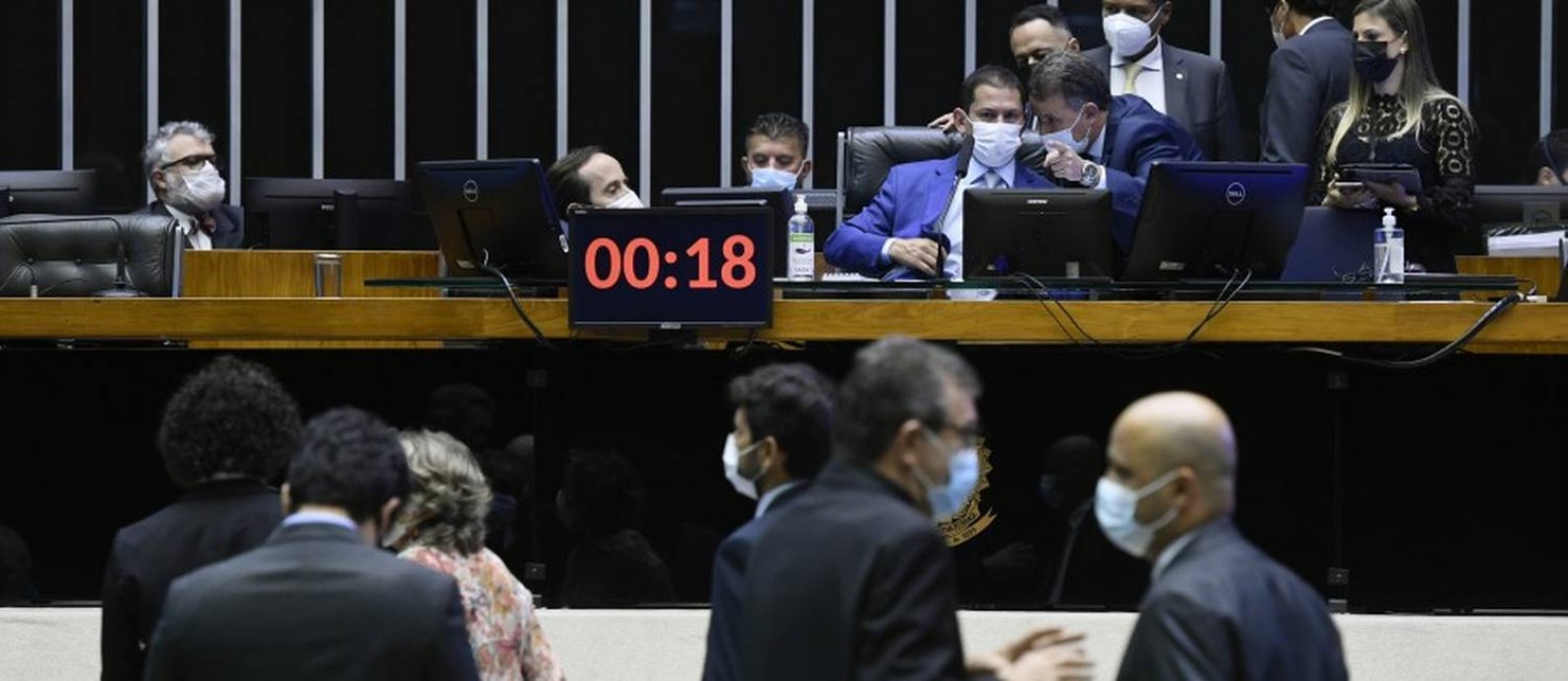 Sessão do Congresso Nacional. Foto: Edilson Rodrigues/Agência Senado