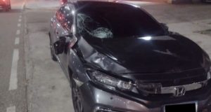 Carro destruído
