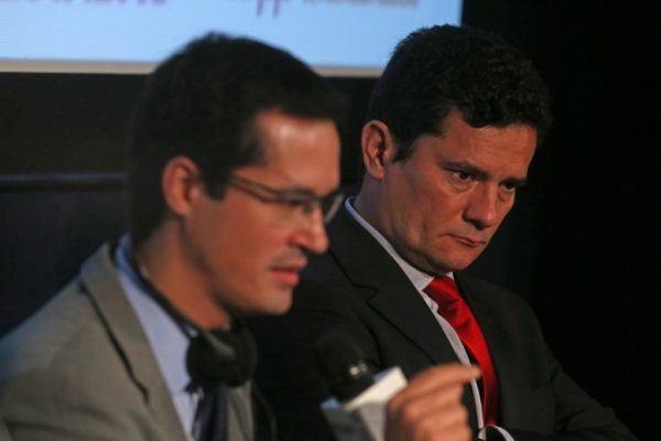 Deltan Dallagnol e Sergio Moro