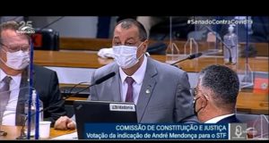 Aziz durante sabatina de André Mendonça
