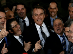 Bolsonaro com parlamentares do Centrão