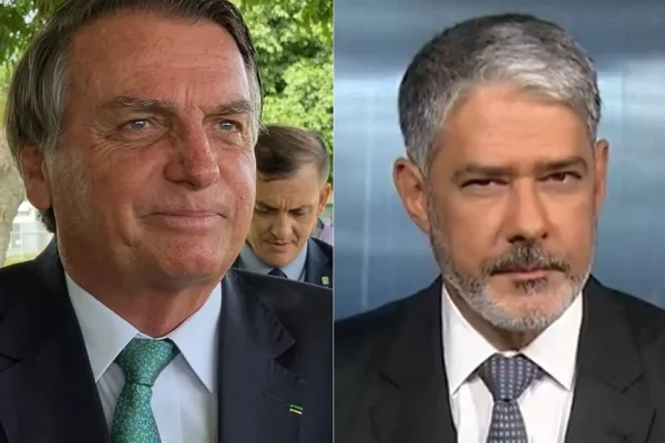 Bolsonaro e Bonner