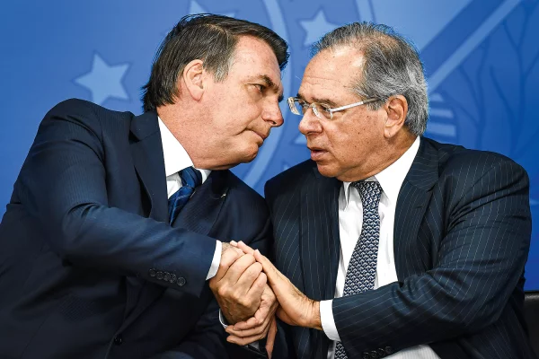 Bolsonaro e Paulo Guedes