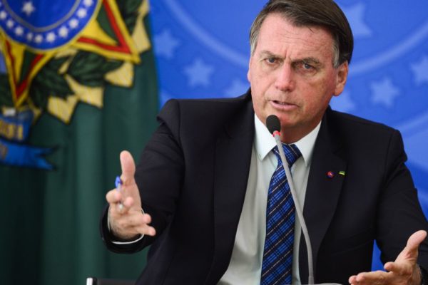 Bolsonaro durante discurso