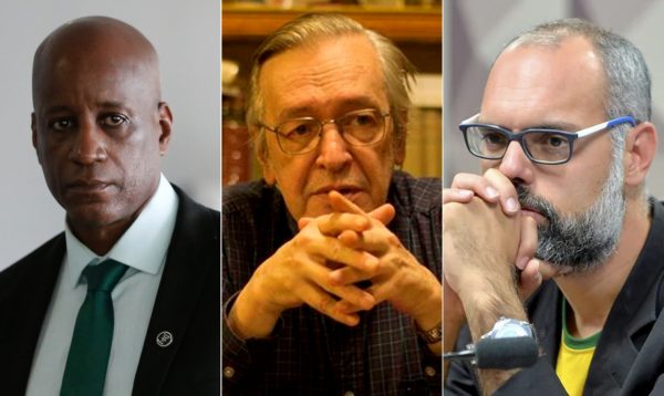 Sérgio Camargo, Olavo de Carvalho e Allan dos Santos
