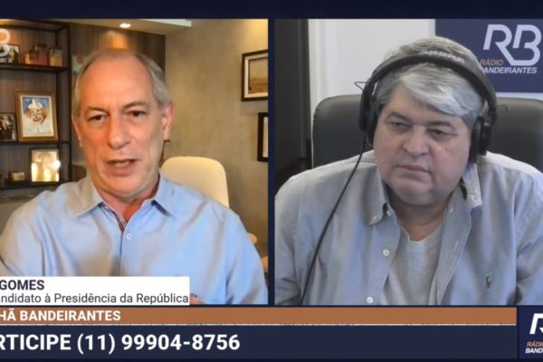 Ciro Gomes e José Luís Datena