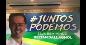 O ex-procurador da Lava Jato, Deltan Dallagnol, se filiou ao Podemos, partido de Sergio Moro. Imagem: Reprodução/Twitter