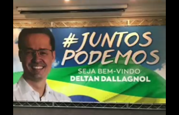 O ex-procurador da Lava Jato, Deltan Dallagnol, se filiou ao Podemos, partido de Sergio Moro. Imagem: Reprodução/Twitter