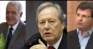 Desembargador Geraldo Pinheiro Franco, presidente do TJ-SP; ministro do STF Ricardo Lewandowski e desembargador do TJ-SP Carlos Henrique Abrão