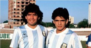 Diego e Hugo Maradona
