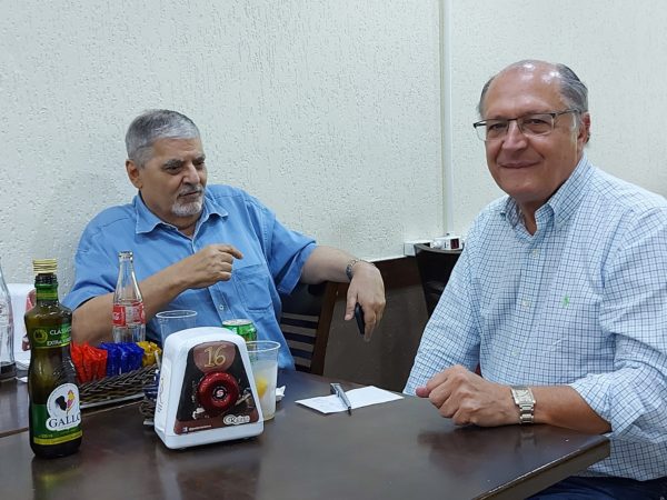 Geraldo Alckmin e o ex-deputado Pedro Tobias