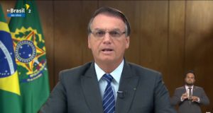 O presidente Jair Bolsonaro (PL) mentiu na Cúpula pela Democracia. Imagem: Reprodução