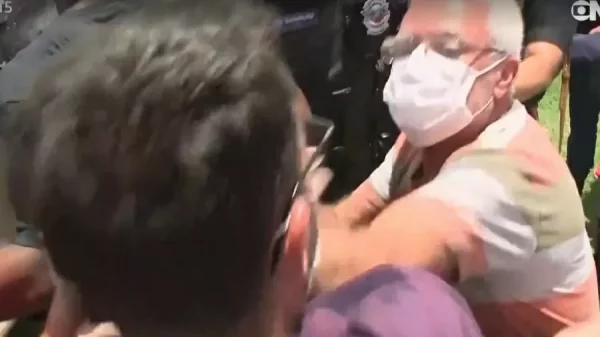 Jornalistas agressão