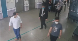 Kim Kataguiri e sua turma invadiram hospital em Guarulhos, no dia 17 de abril. Imagem: Reprodução