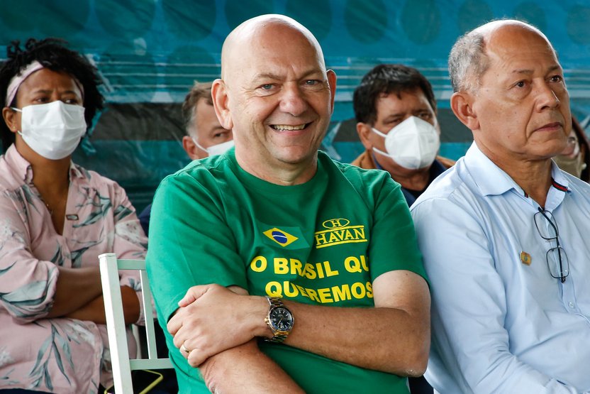 O bolsonarista Luciano Hang. Foto: Anderson Riedel/PR