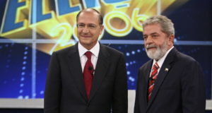 Lula e Alckmin lado a lado
