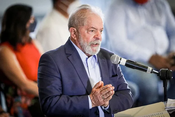 O ex-presidente Lula (PT) falou sobre as eleições de 2022. Imagem: Reprodução