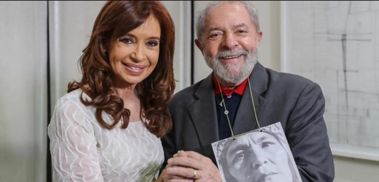 A vice-presidente da Argentina, Cristina Kirchner, e o ex-presidente Lula (PT). Foto: Ricardo Stuckert