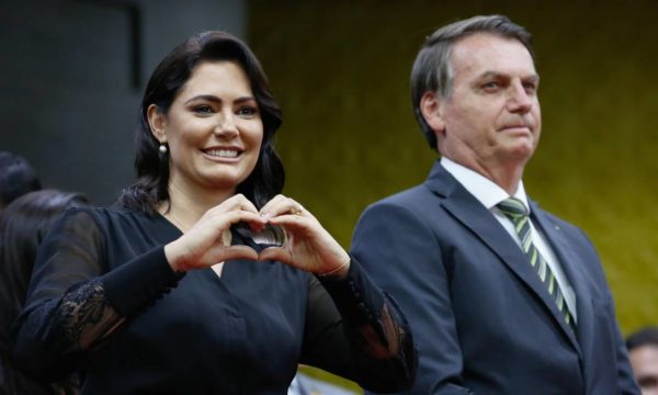Michelle Bolsonaro e o presidente