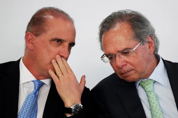 Onyx e Paulo Guedes