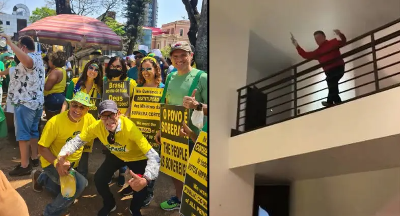 O pastor bolsonarista Jabes Alencar fez uma “chuva de dólares” na sua mansão nos Estados Unidos. Foto: Reprodução