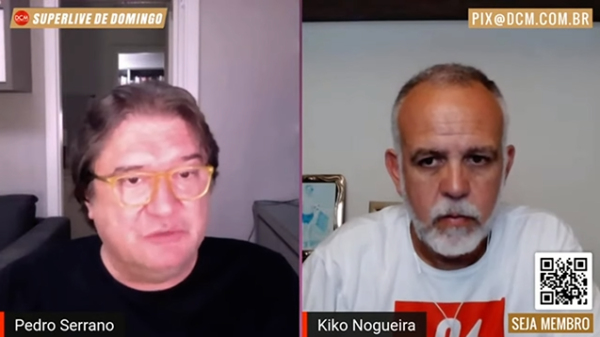 Pedro Serrano e Kiko Nogueira