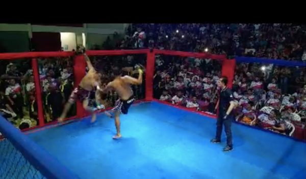 Prefeito e ex-vereador em luta de MMA