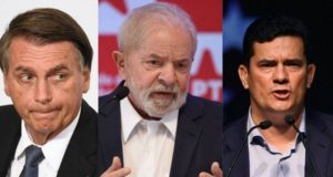 Bolsonaro, Lula e Moro