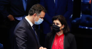 Rodrigo Pacheco e Simone Tebet