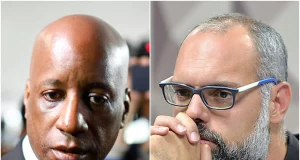 Racha bolsonarista: Sergio Camargo allan dos santos e Bolsonaro