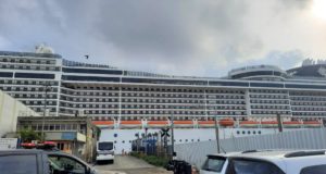 O cruzeiro MSC Splendida. Foto: Janaina Hohne