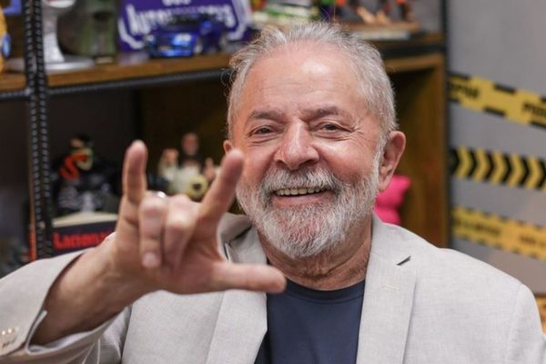 O ex-presidente Lula no PodPah. Foto: Ricardo Stuckert