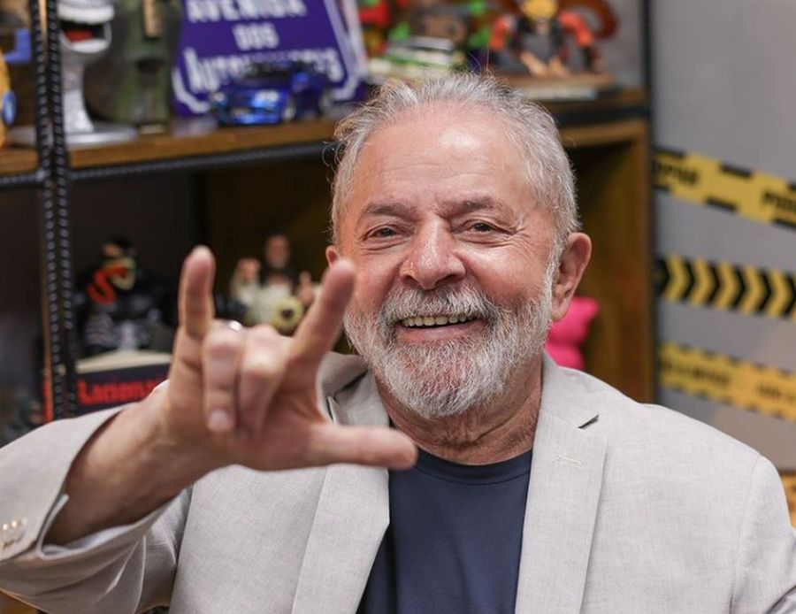 O ex-presidente Lula no PodPah. Foto: Ricardo Stuckert