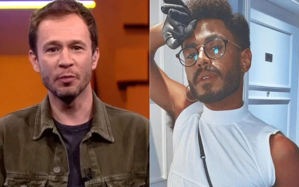 Tiago Leifert no BBB e Ícaro Silva
