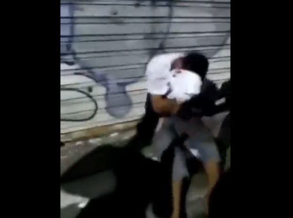 Veja a agressão