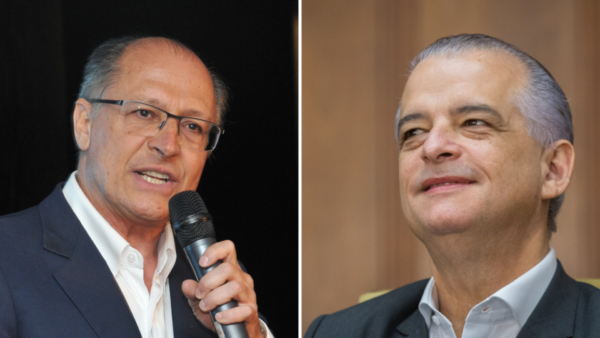 Os ex-governadores Geraldo Alckmin (sem partido) e Márcio França (PSB). Foto: CLP/Divulgação; Governo do Estado de São Paulo