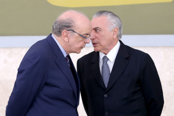 José Serra e Michel Temer