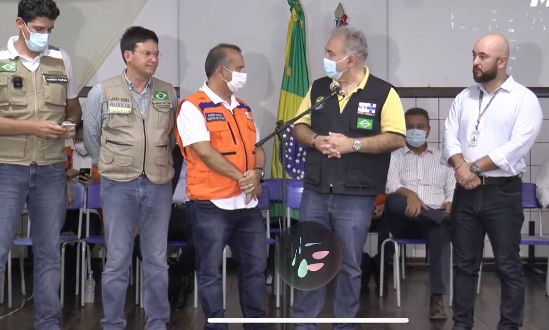 Marcelo Queiroga, ministro da Saúde, na Bahia. Foto: Reprodução