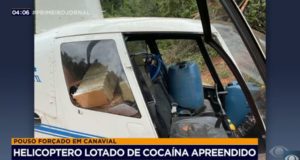 Veja o helicóptero